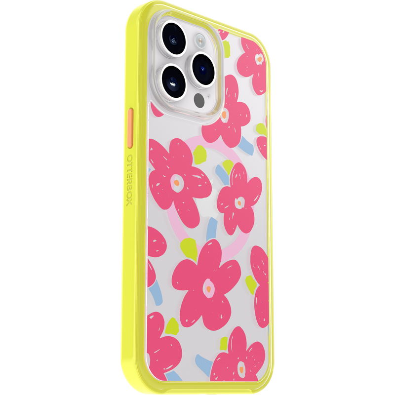 product image 3 - Coque iPhone 14 Pro Max Symmetry Series Clear pour MagSafe Fluttering Flora