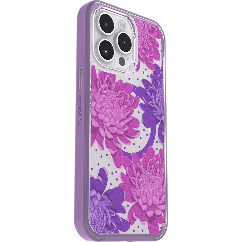 product image 3 - Coque iPhone 14 Pro Max Symmetry Series Clear pour MagSafe Fluttering Flora