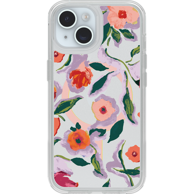 iPhone 16e/15/14/13 Custodia | Symmetry Series Clear per MagSafe Confetti of Blossoms
