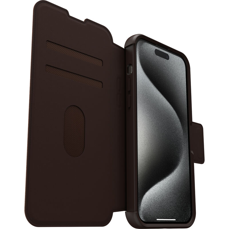 product image 5 - iPhone 15 Pro Max Coque Strada Series Folio MagSafe
