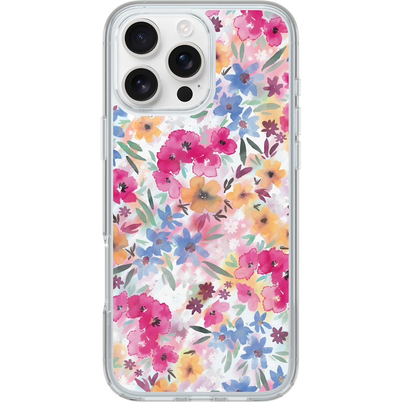 product image 1 - Coque iPhone 16 Pro Max Symmetry Series Clear pour MagSafe Confetti of Blossoms