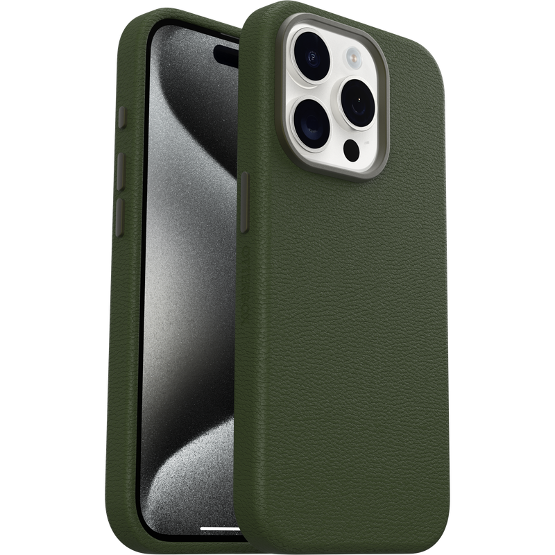 product image 1 - iPhone 15 Pro Skal Symmetry Series Cactus Leather för MagSafe