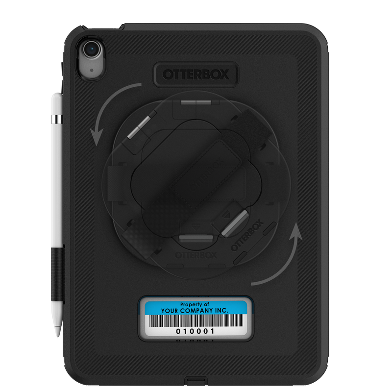 product image 2 - Coque iPad (A16/10e gén) Defender Series Kickstand avec Handstrap