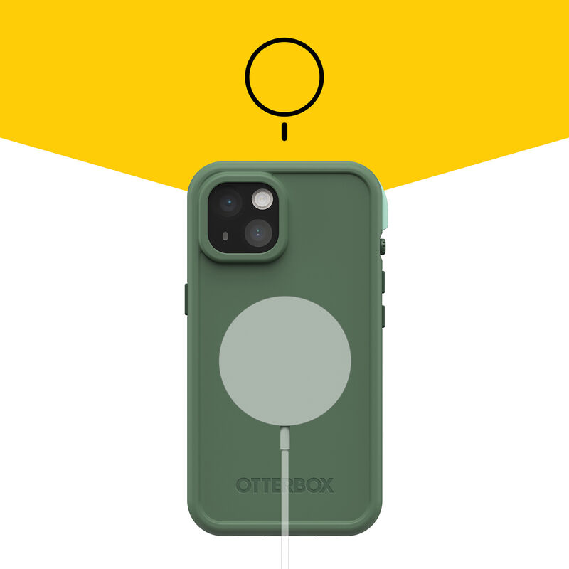 product image 2 - Coque iPhone 14 Étanche à l’eau OtterBox Frē Series pour MagSafe