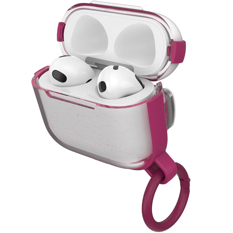 Achetez Pour Apple AirPods 3 Boîtier D'écouteur Bluetooth PC + Couverture  de Protection Anti-drop à Double Couche TPU Avec Anneau de Clé - Vert Gris  / Rose de Chine