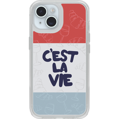 Coque iPhone 15/14/13  | Symmetry Series Clear Collection Paris