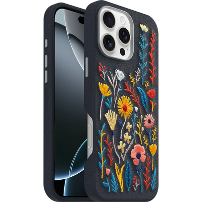 Coque iPhone 16 Pro Max | Symmetry Series Cactus Leather Embroidery