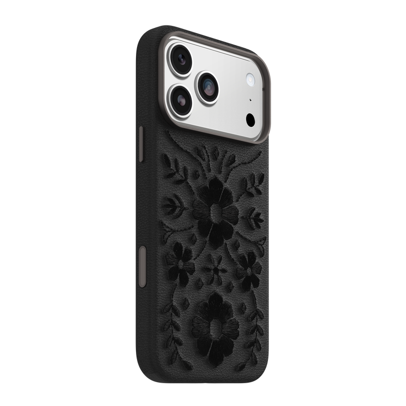 product image 2 - Coque iPhone 17 Pro Max Symmetry Series Cactus Leather Embroidery