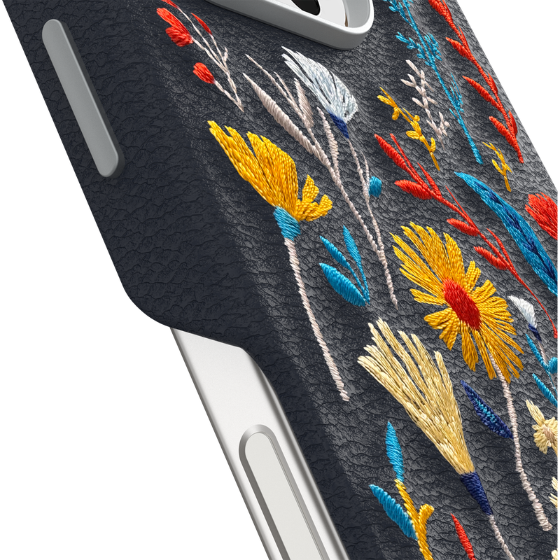 product image 3 - Coque iPhone 16 Pro Symmetry Series Cactus Leather Embroidery