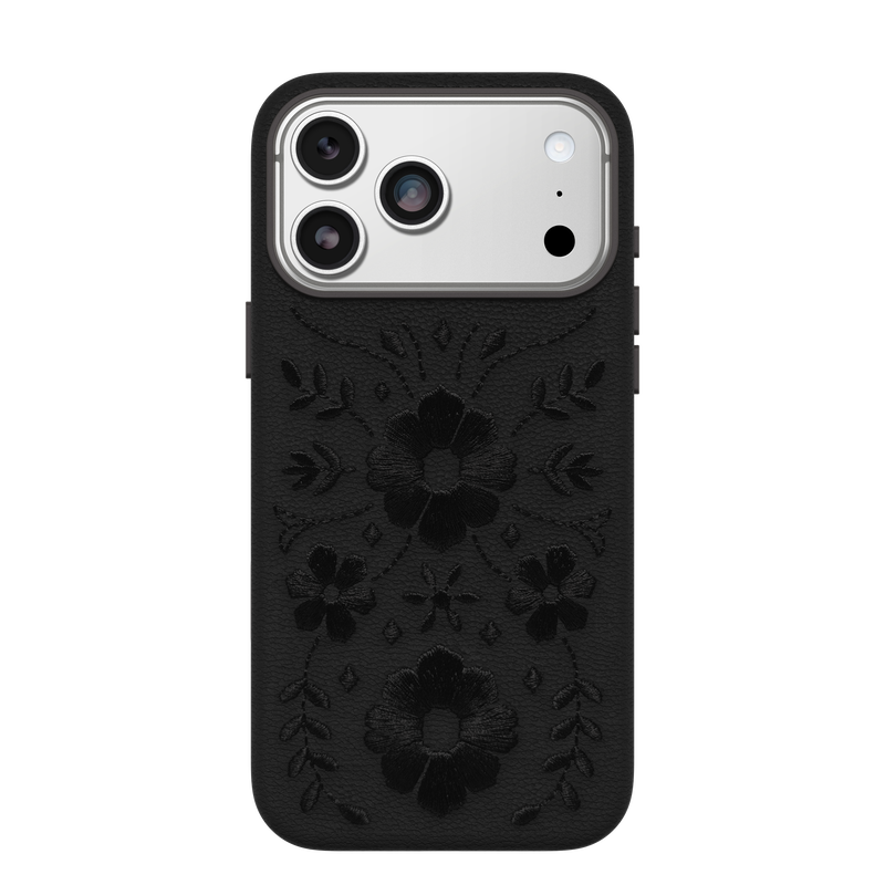product image 1 - Coque iPhone 17 Pro Max Symmetry Series Cactus Leather Embroidery