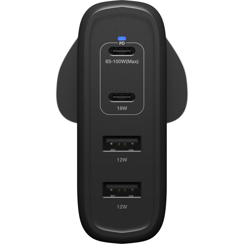 product image 3 - USB-C Quadruples Ports 100 W Chargeur Mural Chargement Rapide | Standard