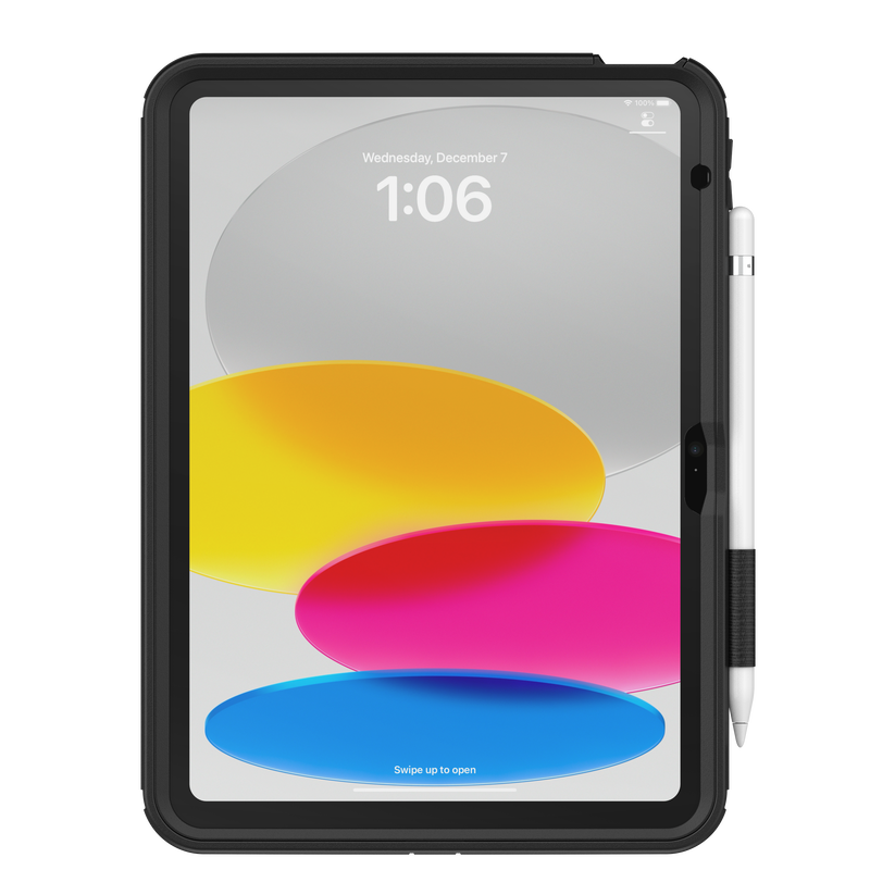 product image 3 - Coque iPad (A16/10e gén) Defender Series Kickstand avec Handstrap