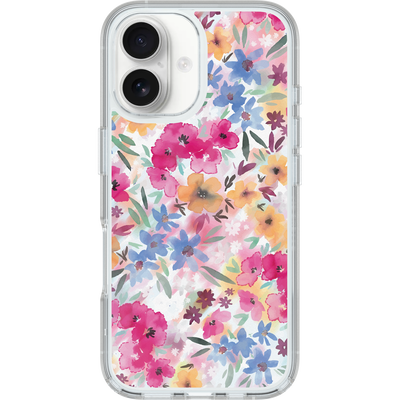 iPhone 16 Custodia | Symmetry Series Clear per MagSafe Confetti of Blossoms