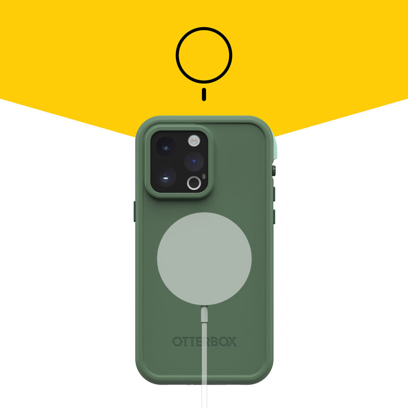 product image 2 - Coque iPhone 14 Pro Max Étanche à l’eau OtterBox Frē Series pour MagSafe
