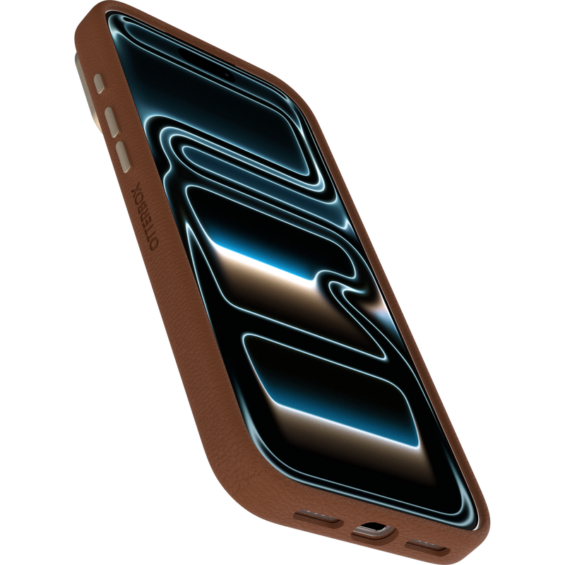 Étui En Cuir Véritable Pour IPhone 17 Pro Max - Compatible MagSafe, Bouton Capacitif Appareil Photo, Fin Et élégant