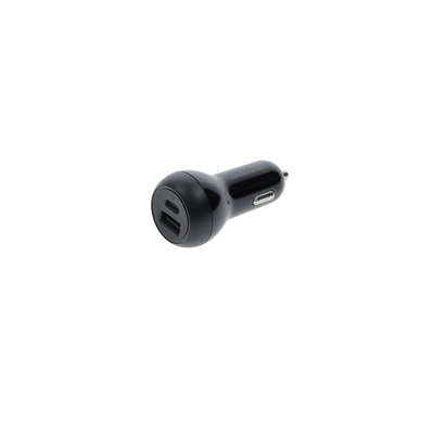 Chargeur de voiture  Fast Charge à double port 32W | USB-C 20W et USB-A 12W