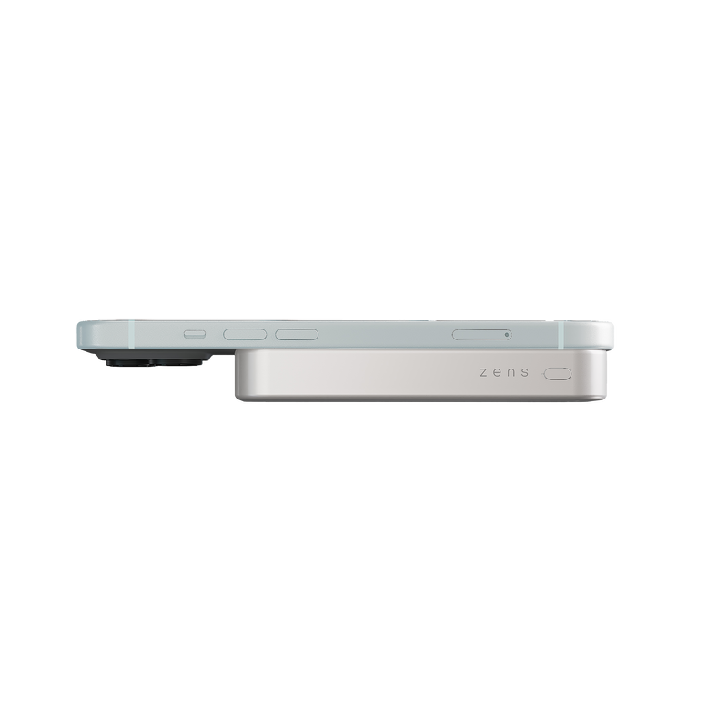 product image 4 - Zens Qi2 Batterie Externe Slim Aluminium Powerbank Qi2 10k mAh