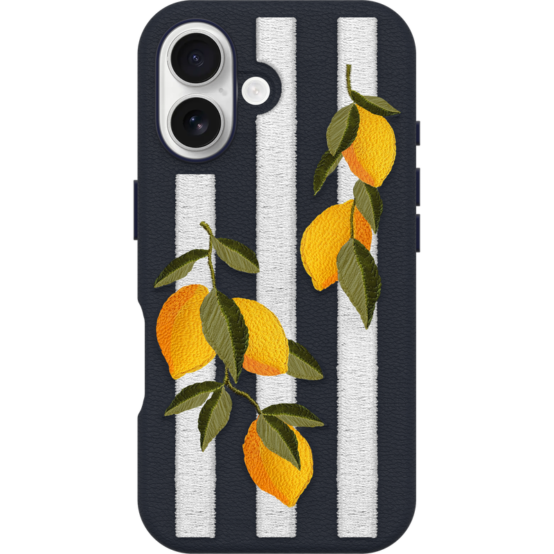 product image 2 - iPhone 16 Case Symmetry Series Cactus Leather Embroidery