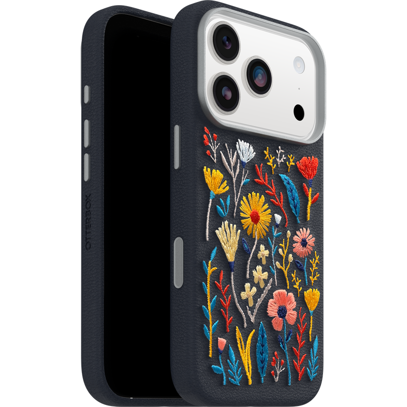 product image 5 - Coque iPhone 17 Pro Symmetry Series Cactus Leather Embroidery
