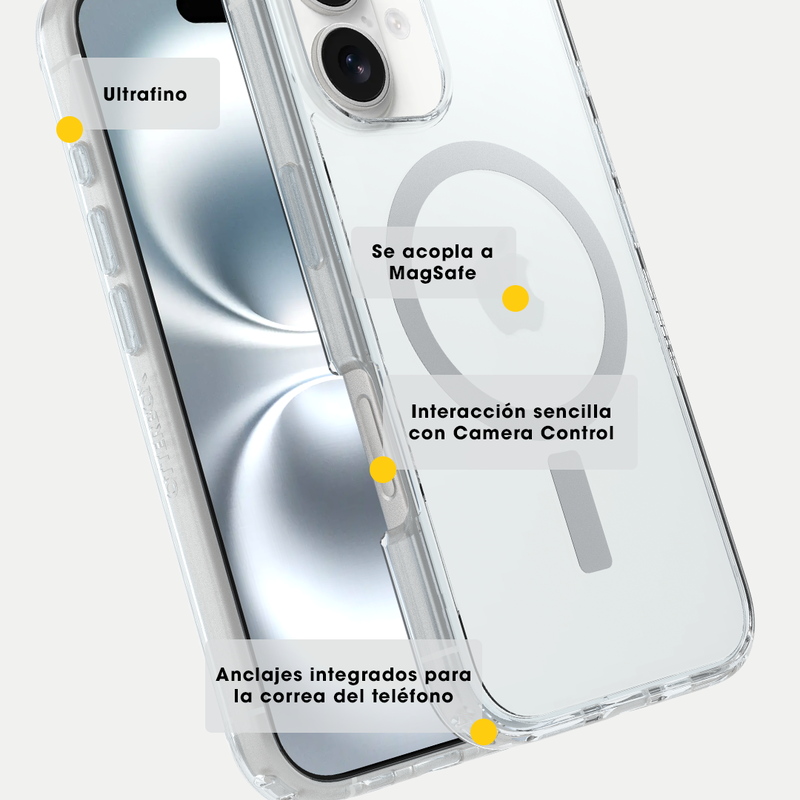 product image 5 - iPhone 16 Pro Max Funda Symmetry Series Clear para MagSafe